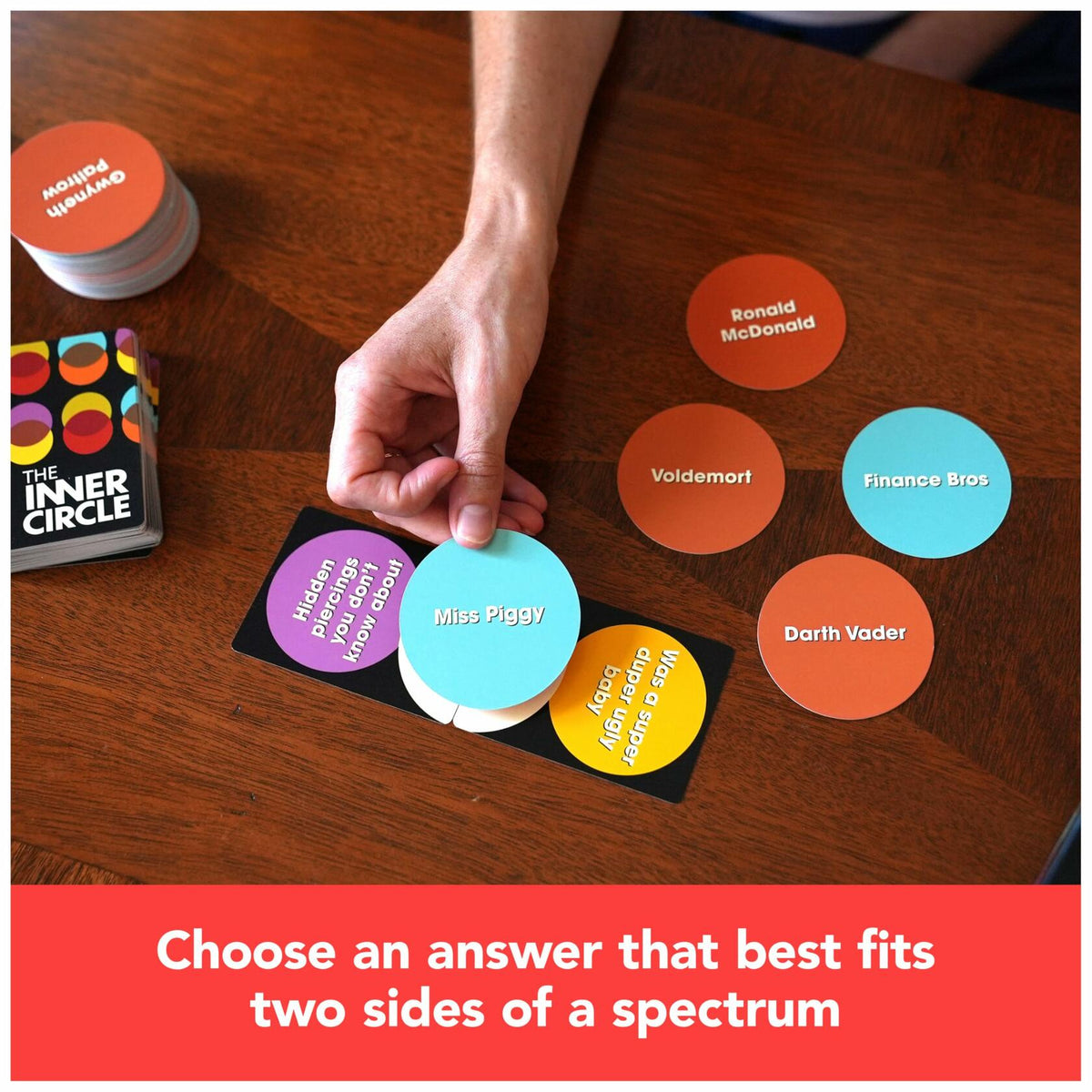 Spin Master The Inner Circle Party Game Adults 3-10 Players Fun Prompts