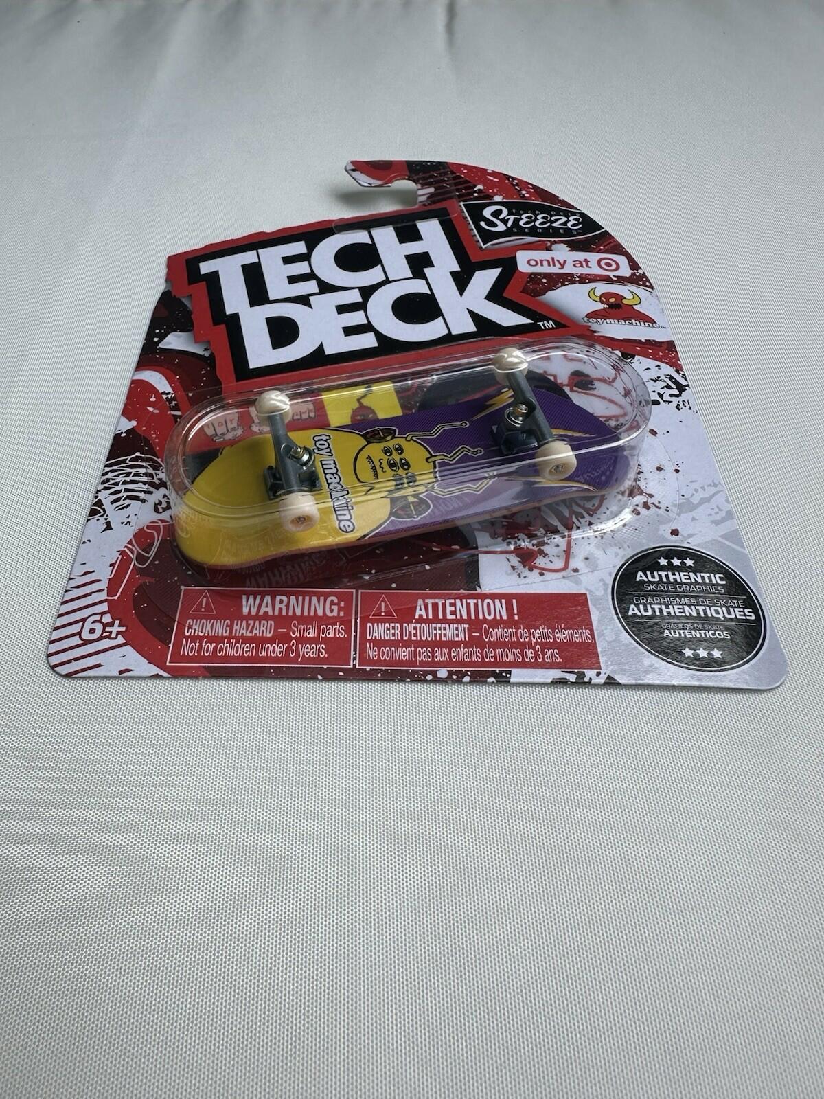 Tech Deck Toy Machine Steeze Series Target Exclusive Yellow Fingerboard