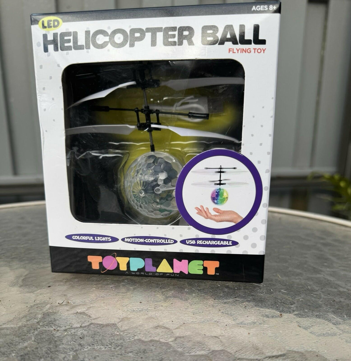 TOYPLANET Helicopter Ball Motion Controlled Flying Toy Multi-Color