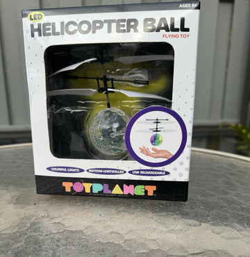 TOYPLANET Helicopter Ball Motion Controlled Flying Toy Multi-Color