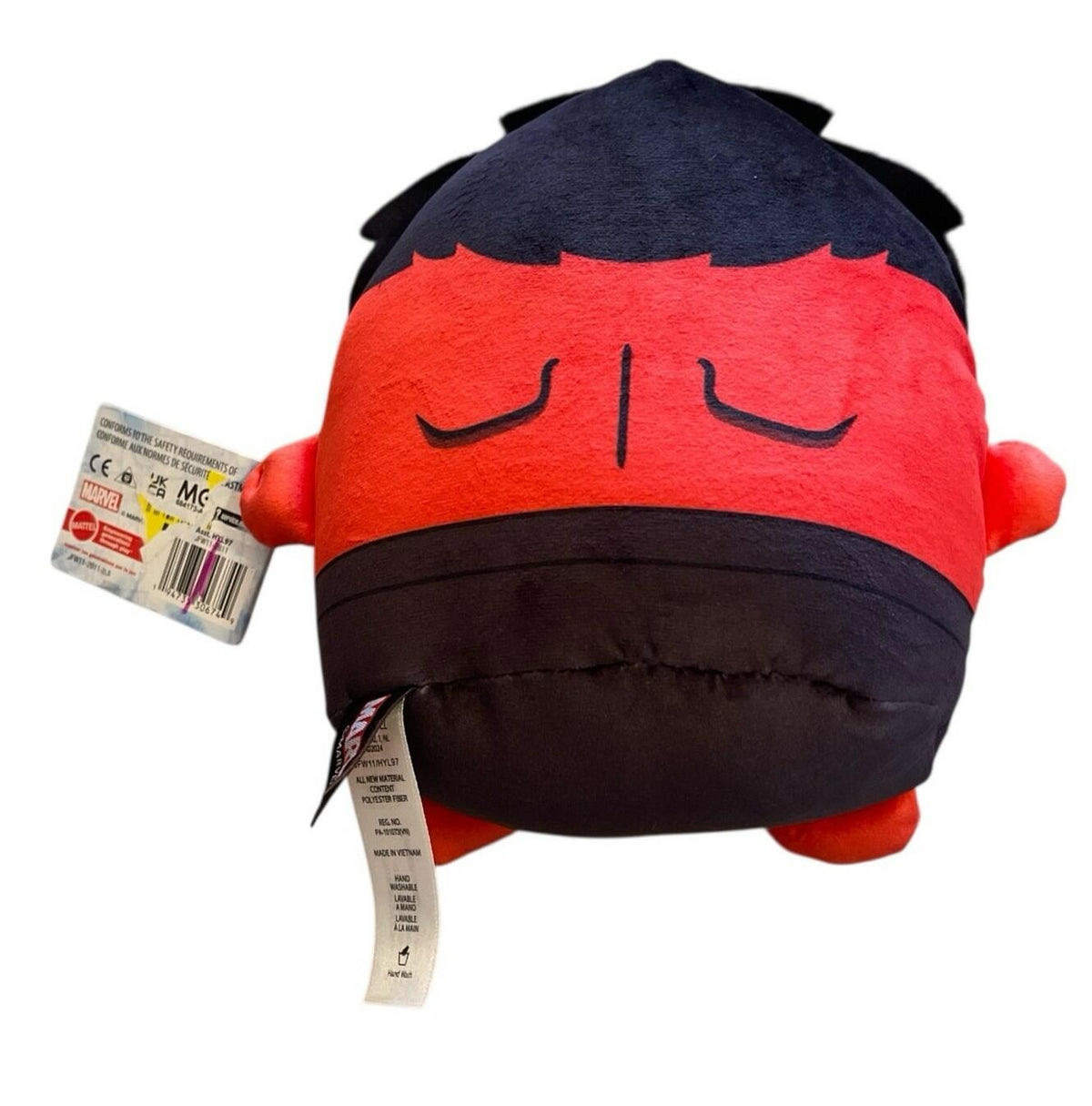 Marvel Red Hulk Plush Toy 7" Collectible Soft Doll Yellow Color