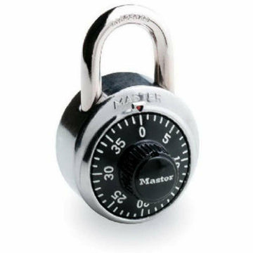 Master Lock 1500D Dial Combination Lock 1-7/8 Inch Black