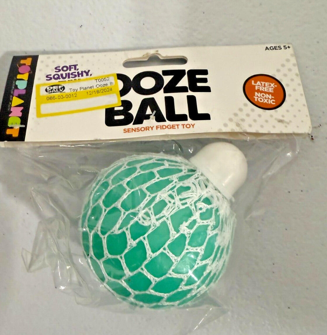 Toy Planet Ooze Balls Damage Packaging Age 2+ Fun Sensory Toy