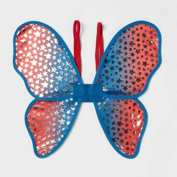 Sun Squad™ Kids Fairy Wings July4th Costume Accessories Multi-Color