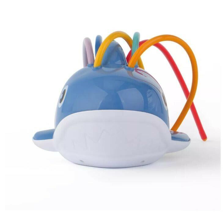 Target Bullseye's Playground Shark Water Sprinkler 5" H Blue Plastic