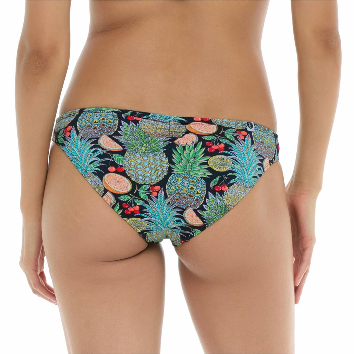 Eidon Women's Standard Basic Fuller Coverage Bikini Bottom, Fruit Punch, Large