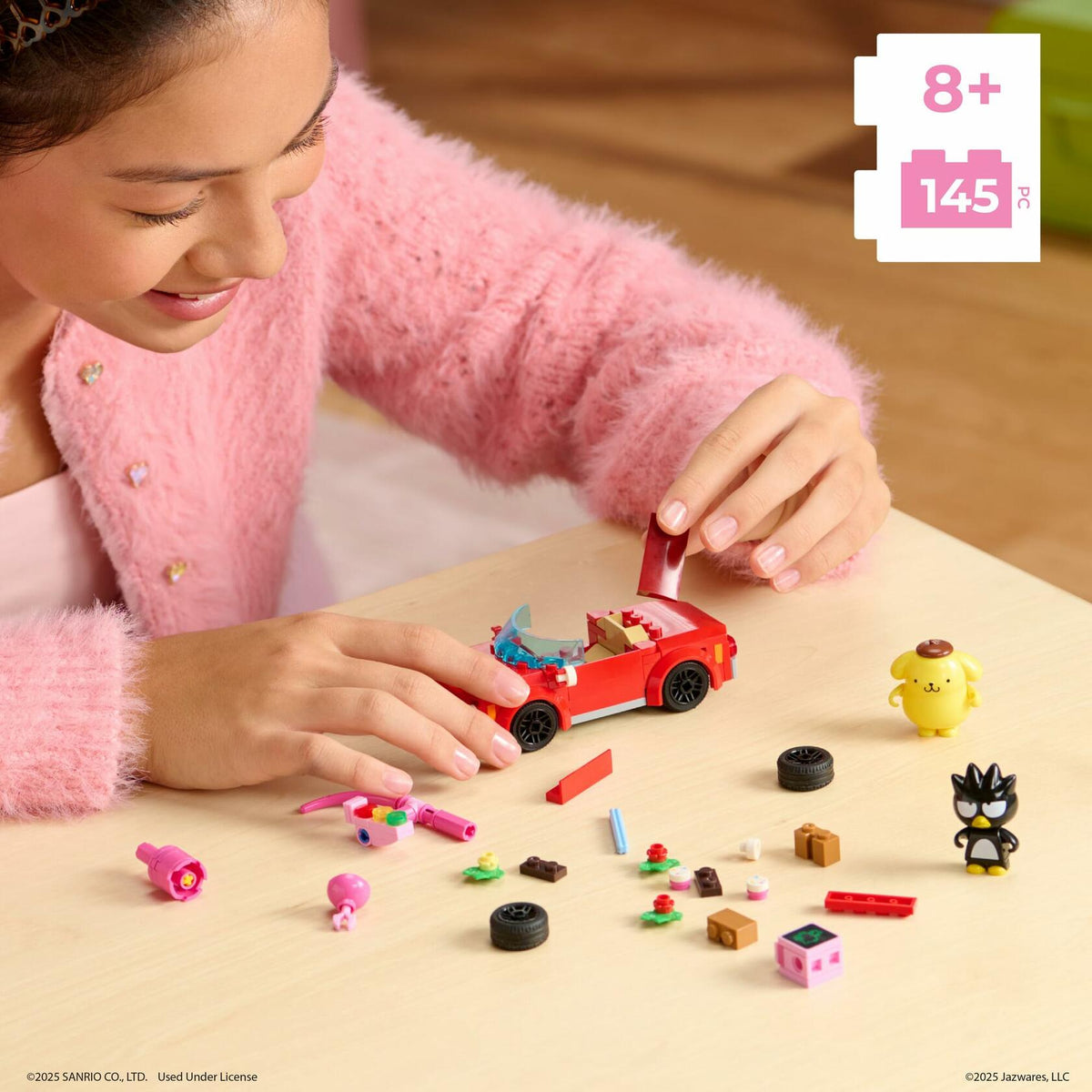 BLDR Hello Kitty Badtz-Maru Convertible Building Set 0111 with 2 Minifigures
