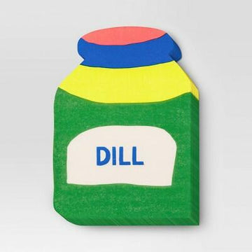 Room Essentials Figural Pickle Jar Napkin Multicolor