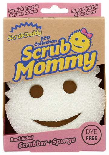 [Like New] Scrub Daddy Scrub Mommy Scrubber & Sponge White 1 Ea