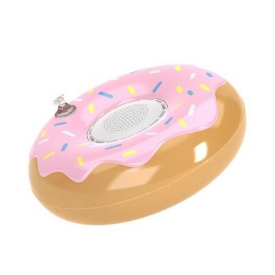 GEMS Donut Novelty Floating Speaker Pink Beige Model DONUT