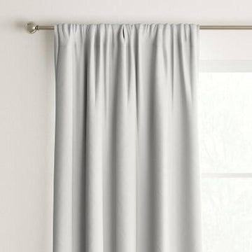 [Like New] Room Essentials 42x84in Heathered White Room Darkening Curtain Panel