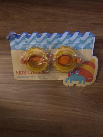 Unbranded Kids Swim Goggles 2-Pack Adjustable Strap