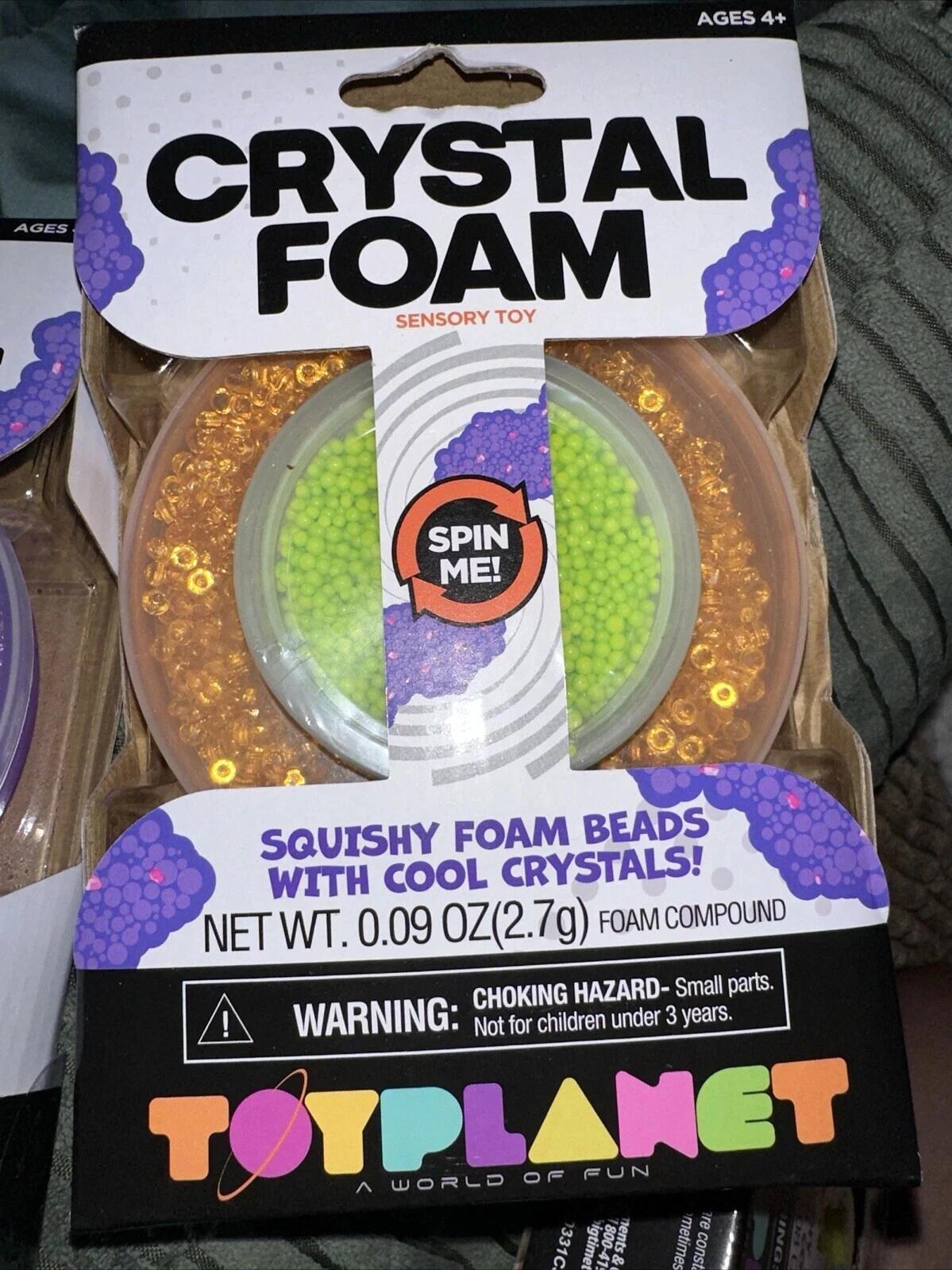 ToyPlanet Crystal Foam Sensory Toy Squishy Foam Beads With Cool Crystals
