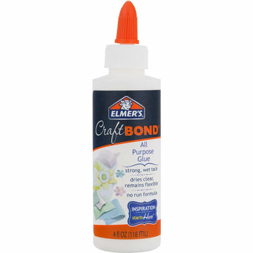 Elmer's Craftbond All-Purpose Glue 4 Oz Bottle Multipurpose Adhesive