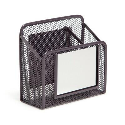 U Brands Locker Mesh Cup with Mirror Dusty Black