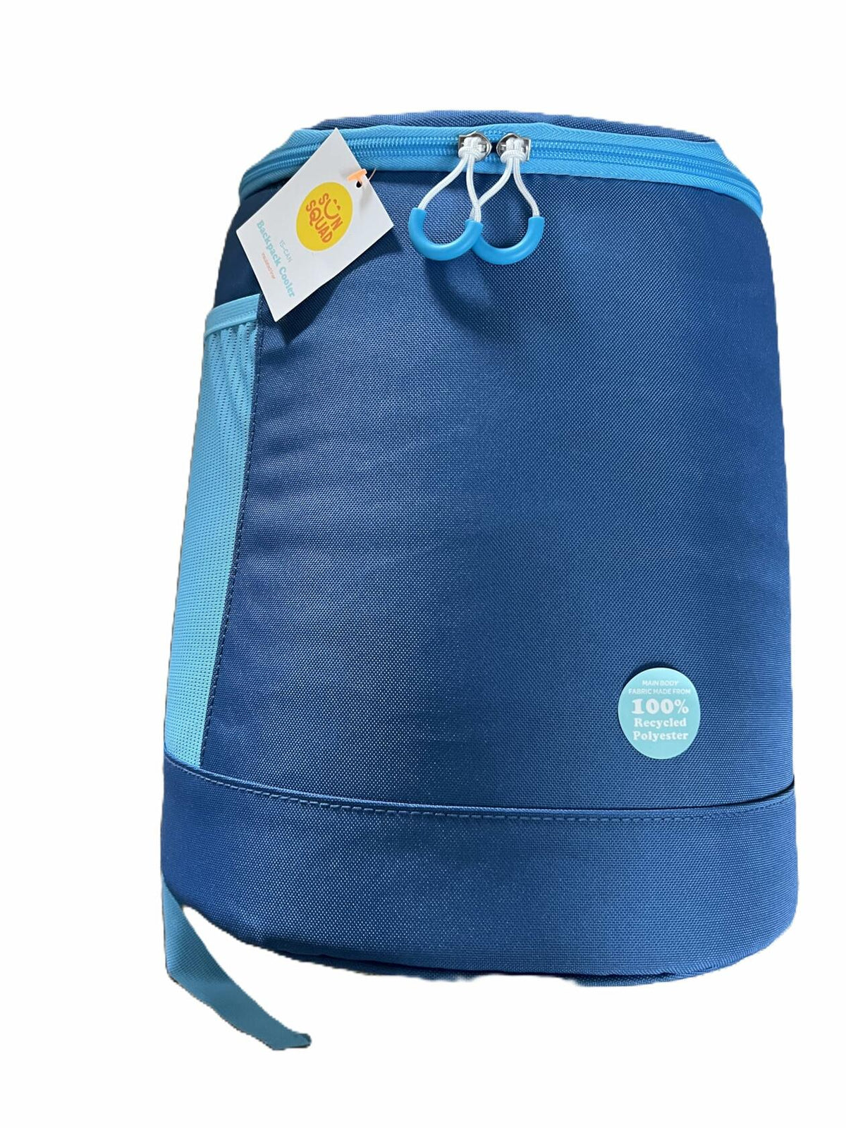 Sun Squad Insulated Backpack Cooler 7.5QT 15 Can Blue