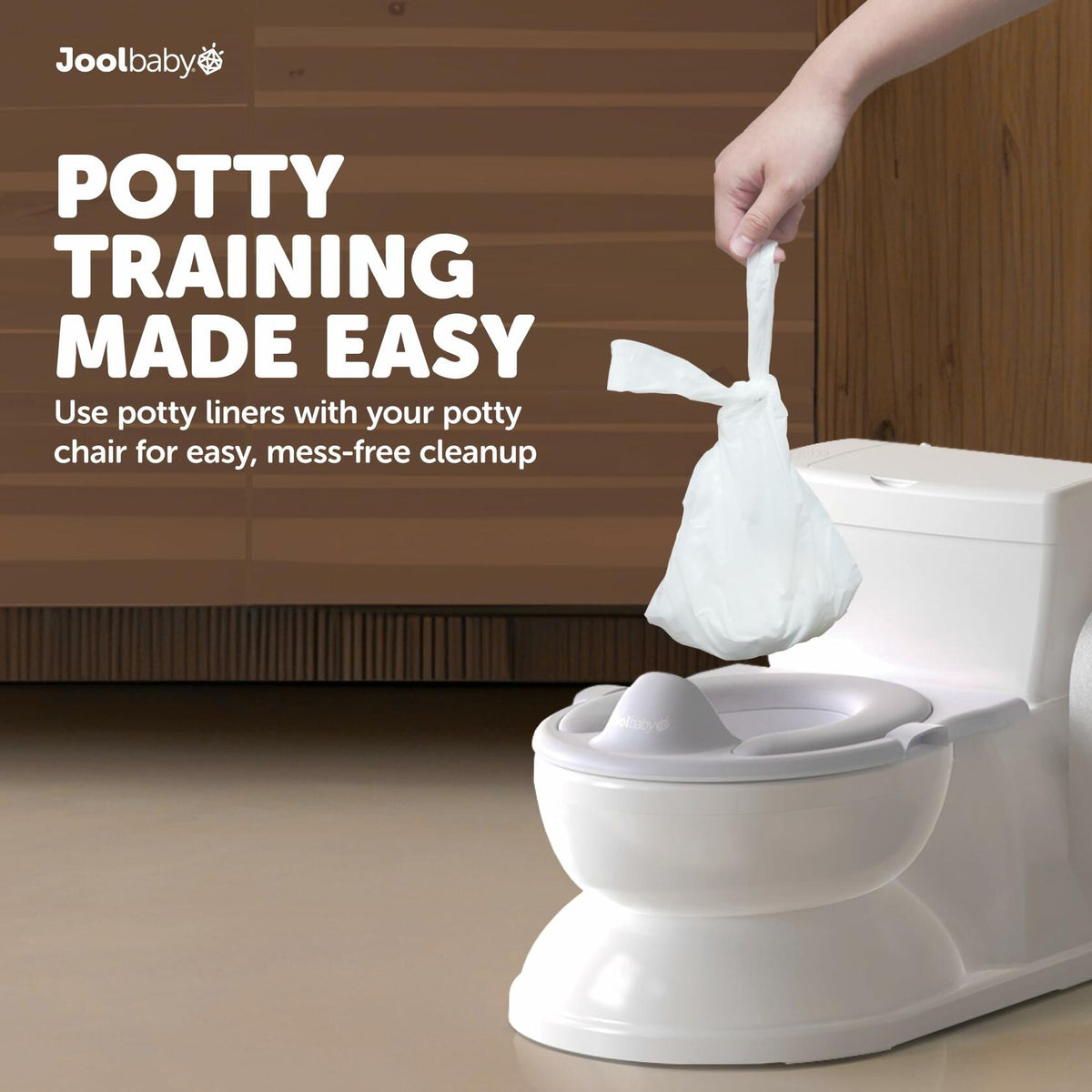 Jool Baby Disposable Potty Liners Universal Fit Super-Absorbent 30 Count