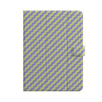 GEMS Kids Zig Zag Universal Tablet Case Purple Green Fits up to 11"