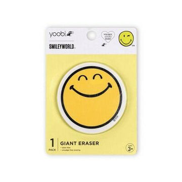 Yoobi SmileyWorld Giant Yellow Smiley Eraser