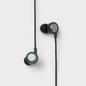 [Like New] heyday Wired In-Ear Headphones USB-C Connector Built-In Mic Black
