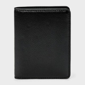 A New Day Passport Case Black Solid Holder