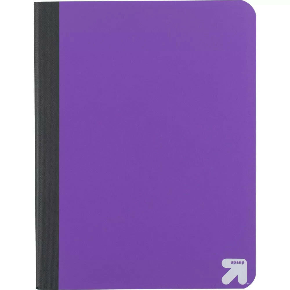 Target Up & Up Wide Ruled Composition Notebook Purple 70 Sheets