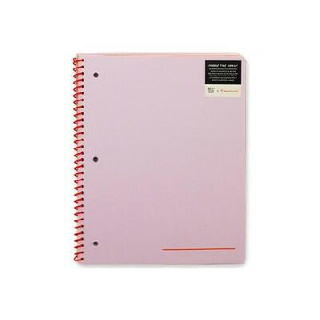 [Like New] Best Year Ever Spiral Notebook Lavender Tomato School Supplies