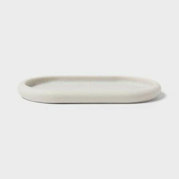 Threshold Concrete Resin Bath Tray - Durable, Stylish Bathroom Accessory