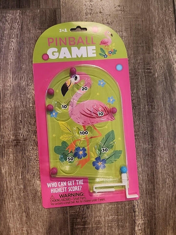 Crocodile Creek Pinball Travel Game Classic Skill Game Flamingo Ages 3+