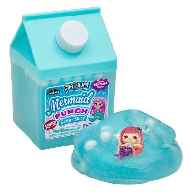 Cra-Z-Slimy Mermaid Punch Glitter Scented Slime with Mermaid Charm