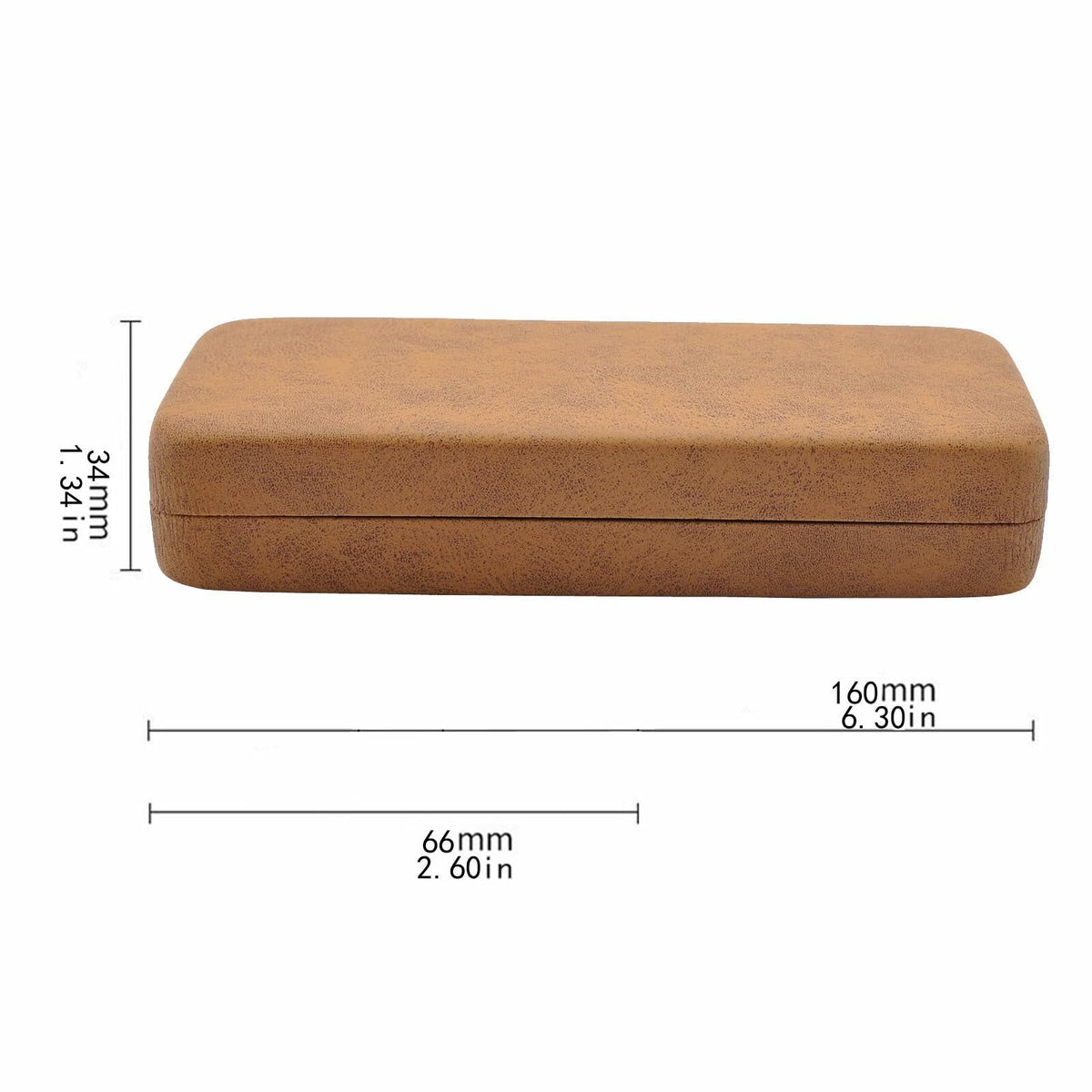 SANHOOPOLO Hard Shell Sunglasses Case Unisex Orange