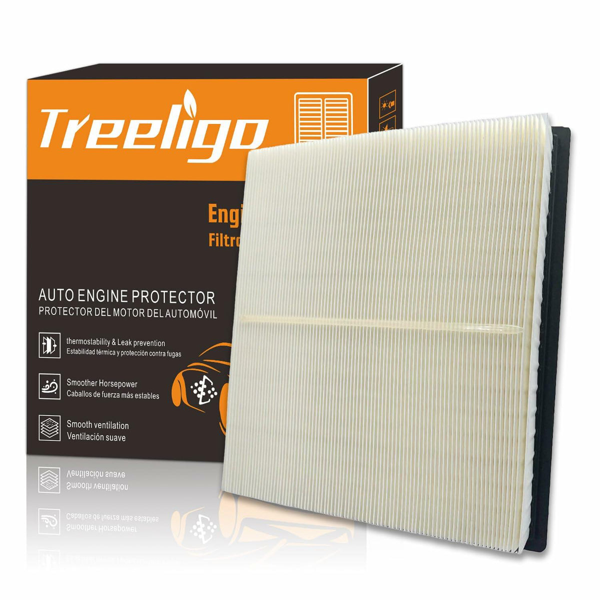 Treeligo Engine Air Filter CA11895 for 2016-2023 Tacoma Tundra Sequoia