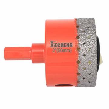 Diamond Core Drill Bit 2" Brazed Hole Saw for Tile Glass Porcelain Marble