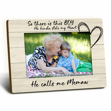 Foyoulame Uncle 4x6 Wooden Photo Frame Tabletop Memaw Color