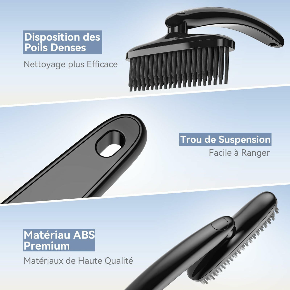 Cleangor Rotatebrush Rotating Crevice Cleaning Brush Black 1 Count
