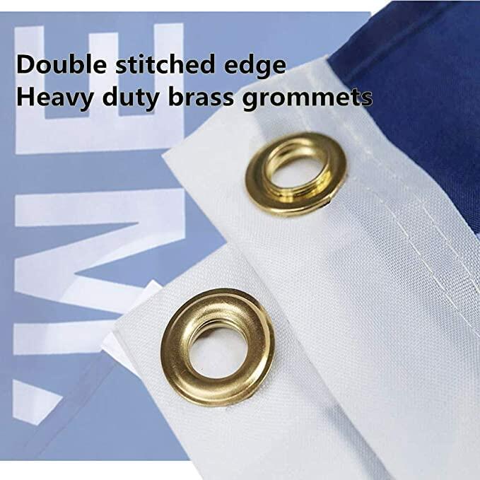 ENMOON Flag Tapestry 3x5ft Polyester Banner Multicolor Brass Grommets