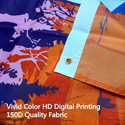 Kasflag Durable 3x5ft Banner Flag 150D Polyester with Brass Grommets