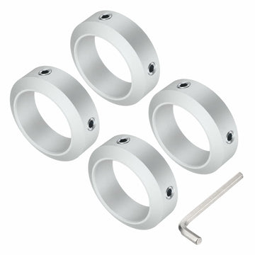 uxcell Set Screw Shaft Collar 50mm Shaft 70mm OD 22mm Thick Aluminum 4pcs