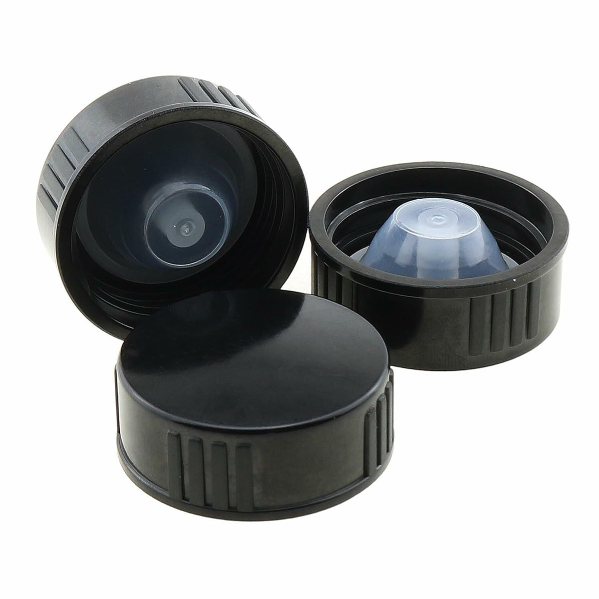 ZZHXSM 12PCS 28mm Bakelite Phenolic Resin Sealing Screw Caps Black