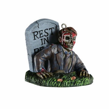 HorrorNaments Bobbie Weiner Bloody Mary Zombie Ornament 3" Gray 1 Pc