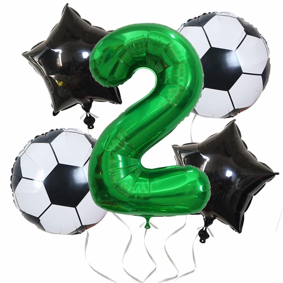 SINBEE 40 Inch Dark Green Number 2 Mylar Foil Balloon Party Decoration
