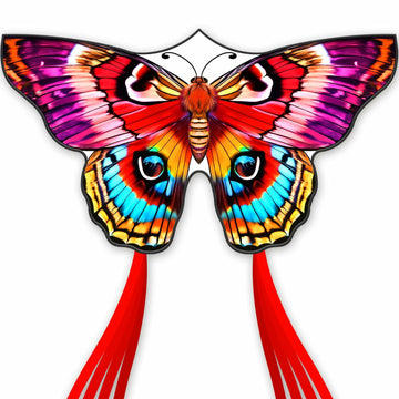 DoinFly Butterflys Kids Kite Easy Fly w/ 328ft Line & Winder Red 1 Pack