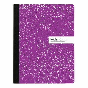 Office Depot Composition Notebook Wide Ruled Purple 100 Sheets 9.75x7.5