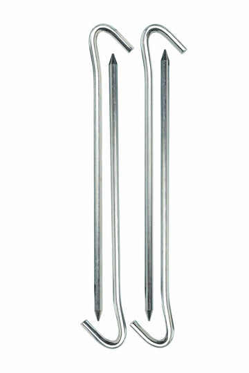 Coghlan's Steel Tent Pegs 7" 5mm Rust-Resistant Hook Top 4-Pack