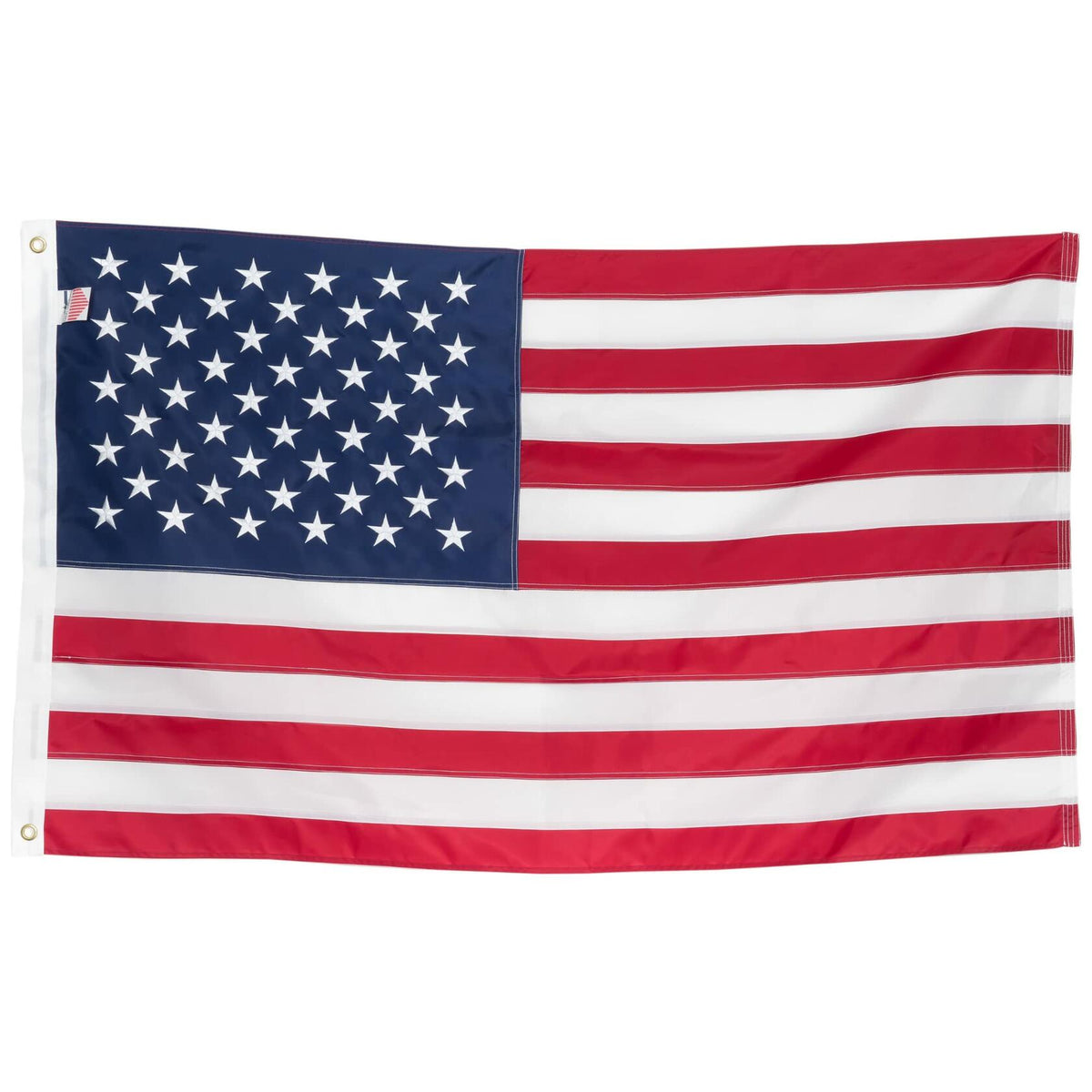 Front Line Flags American Flag 3x5 Ft Heavy Duty TearProof Polyester Red
