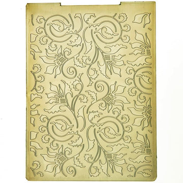 DDOUJOY Plastic Embossing Folders Flowers Leaves Bird 5pcs for Card Making