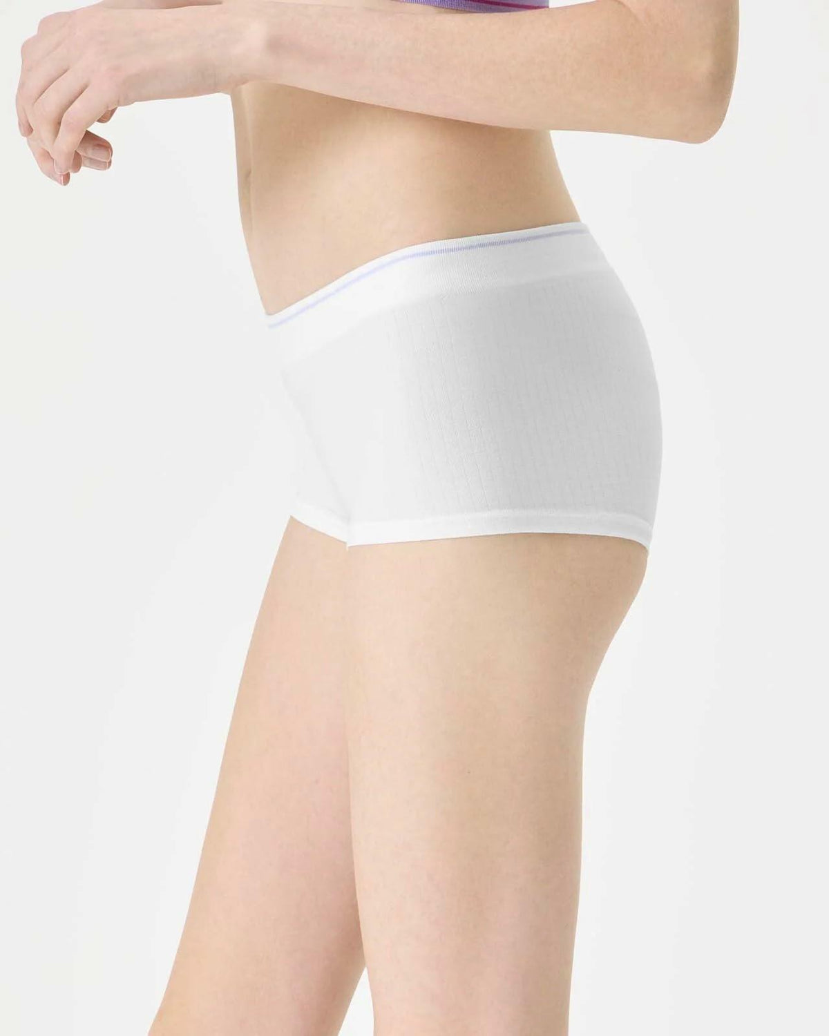 florence by mills Cozy Crush Seamless Boyshort White Size XS