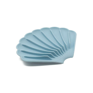 Generic YGB Silicone Self-Draining Soap Box Milky White Bathroom Holder