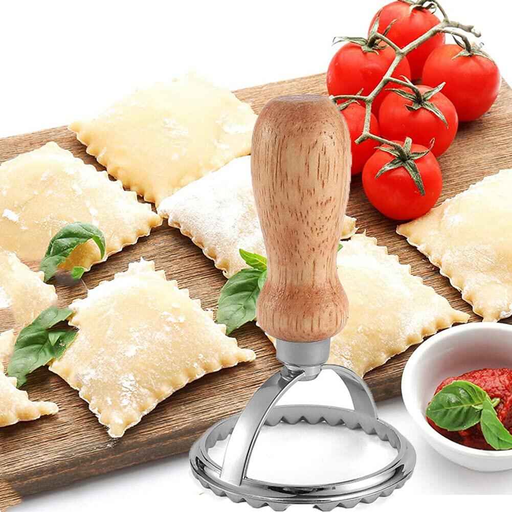 AKOAK Cookie Pizza Lace Knife Wheel Pastry Mold Zinc A-01 1 Pack