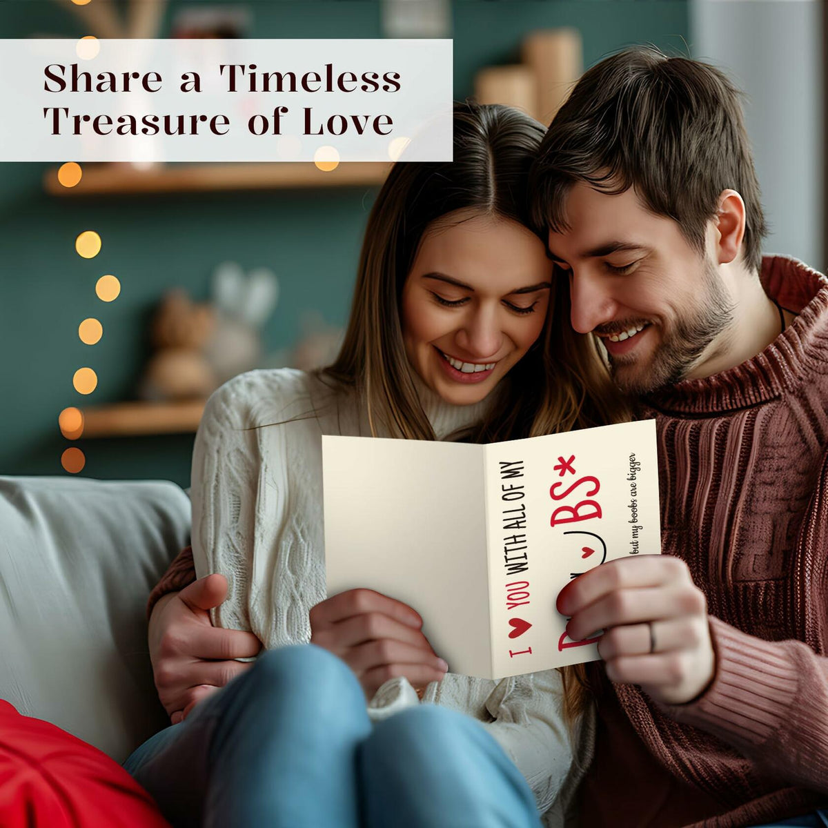 ZapDesk Funny Valentines Day Card for Him Husband Boyfriend Fiance C-Style16
